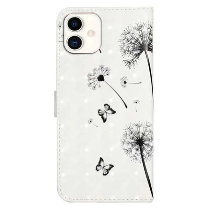 For Samsung Galaxy A05 4G Case PU Leather 3D Pattern Printing Phone Cover