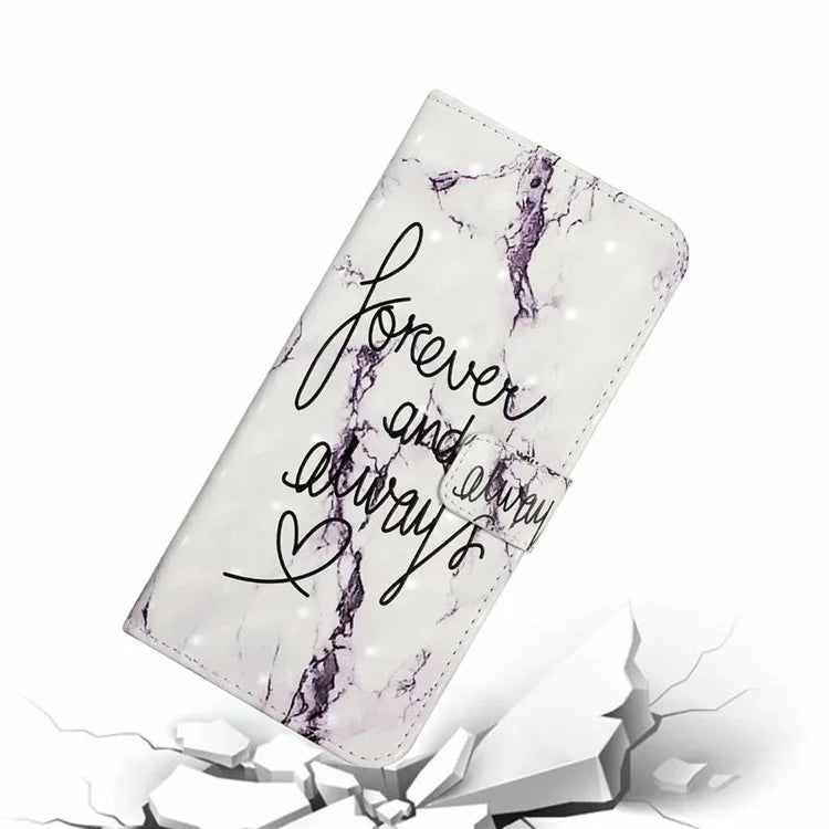 For Samsung Galaxy A05 4G Case PU Leather 3D Pattern Printing Phone Cover