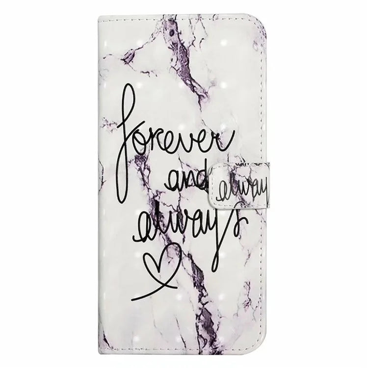 For Samsung Galaxy A05 4G Case PU Leather 3D Pattern Printing Phone Cover