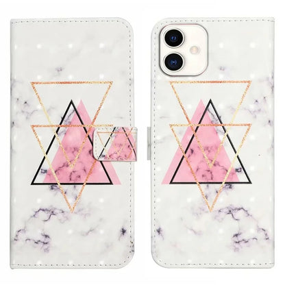 For Samsung Galaxy A05 4G Case PU Leather 3D Pattern Printing Phone Cover