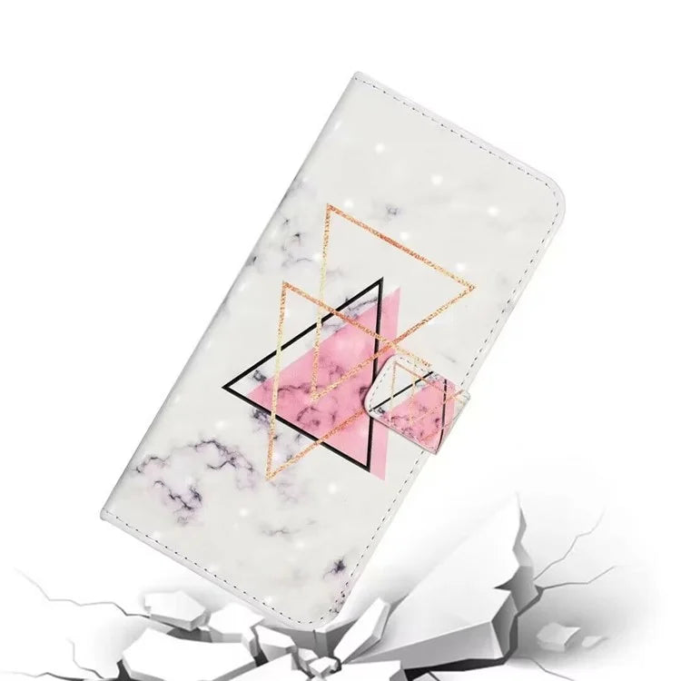 For Samsung Galaxy A05 4G Case PU Leather 3D Pattern Printing Phone Cover