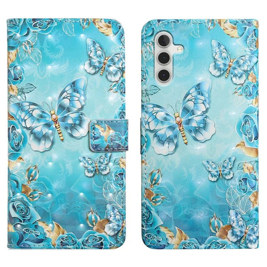 For Samsung Galaxy A05s 4G Case 3D Pattern Printing Leather Wallet Phone Cover