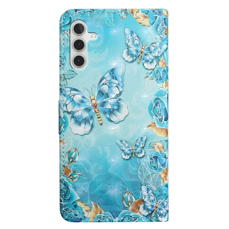 For Samsung Galaxy A05s 4G Case 3D Pattern Printing Leather Wallet Phone Cover