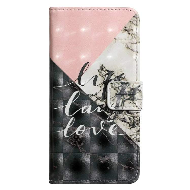 For Samsung Galaxy A05s 4G Case 3D Pattern Printing Leather Wallet Phone Cover
