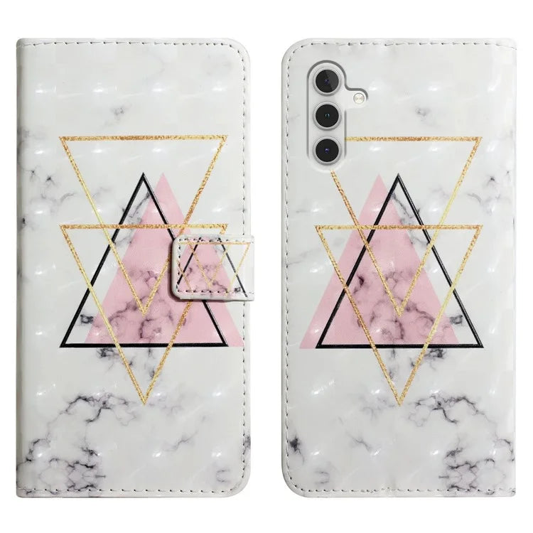 For Samsung Galaxy A05s 4G Case 3D Pattern Printing Leather Wallet Phone Cover