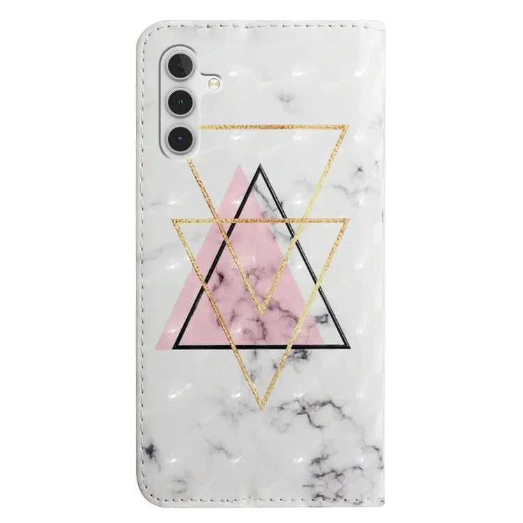 For Samsung Galaxy A05s 4G Case 3D Pattern Printing Leather Wallet Phone Cover