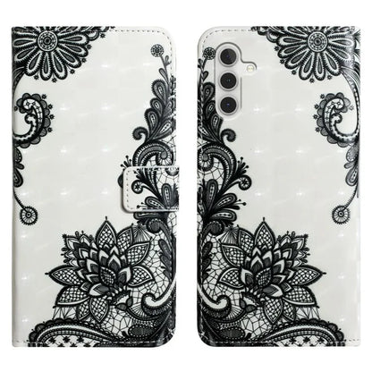 For Samsung Galaxy A05s 4G Case 3D Pattern Printing Leather Wallet Phone Cover