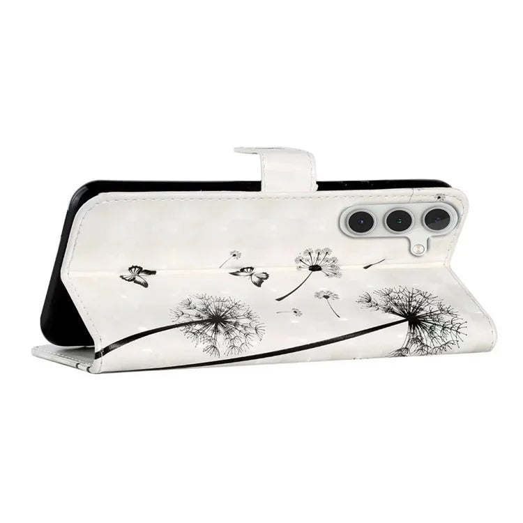 For Samsung Galaxy A05s 4G Case 3D Pattern Printing Leather Wallet Phone Cover