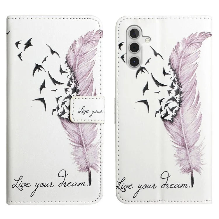 For Samsung Galaxy A05s 4G Case 3D Pattern Printing Leather Wallet Phone Cover