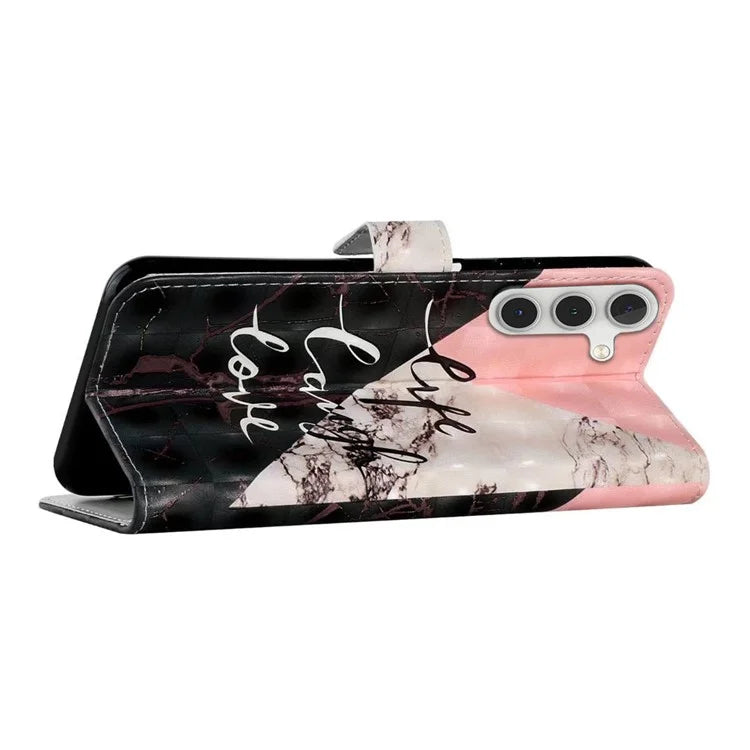 For Samsung Galaxy A15 5G Case Leather Anti-Drop 3D Pattern Printing Phone Cover