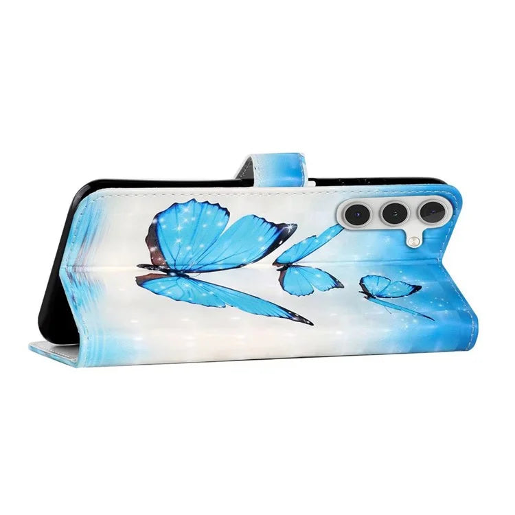 For Samsung Galaxy A15 5G Case Leather Anti-Drop 3D Pattern Printing Phone Cover