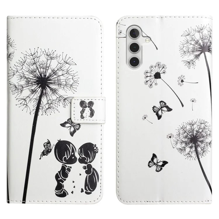For Samsung Galaxy A15 5G Case Leather Anti-Drop 3D Pattern Printing Phone Cover