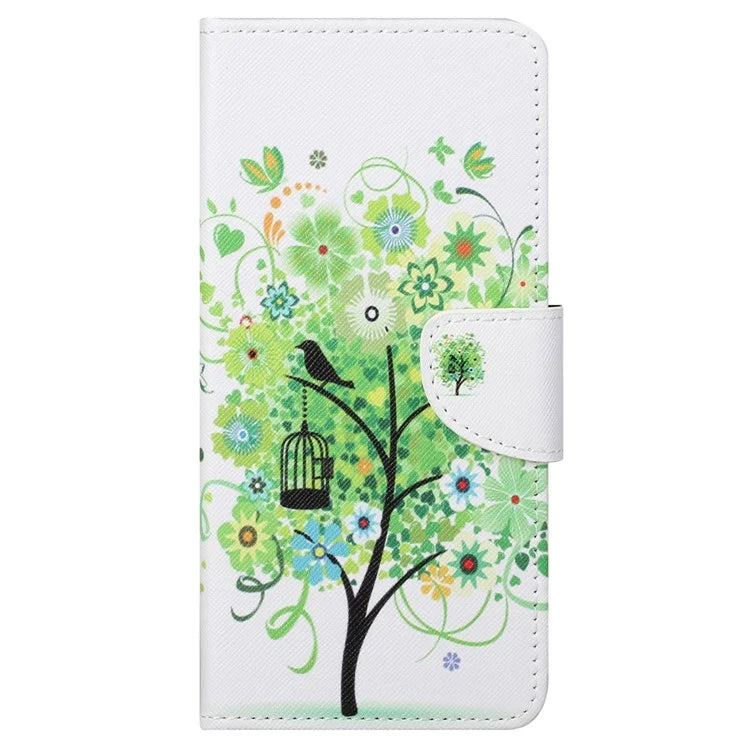 For Samsung Galaxy S24 Ultra Case Pattern Leather Flip Phone Cover