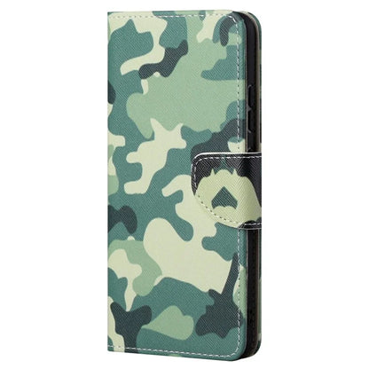 For Samsung Galaxy S24 Ultra Case Pattern Leather Flip Phone Cover