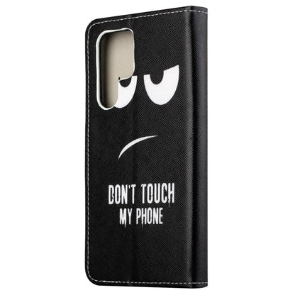 For Samsung Galaxy S24 Ultra Case Pattern Leather Flip Phone Cover