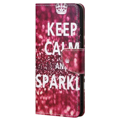 For Samsung Galaxy S24 Ultra Case Pattern Leather Flip Phone Cover