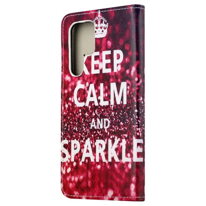 For Samsung Galaxy S24 Ultra Case Pattern Leather Flip Phone Cover