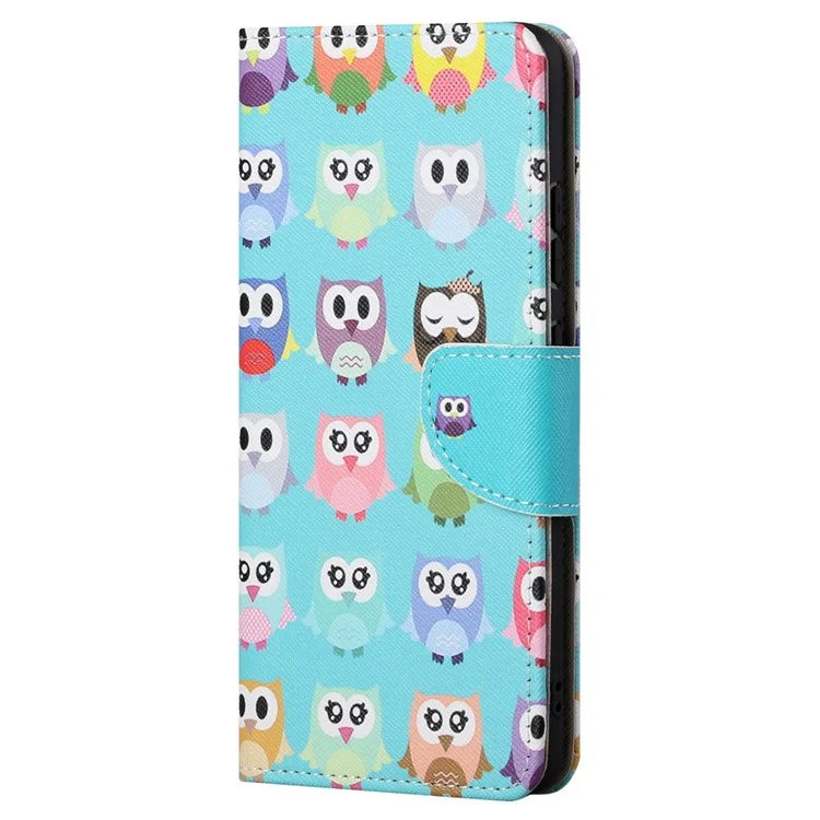 For Samsung Galaxy S24 Ultra Case Pattern Leather Flip Phone Cover