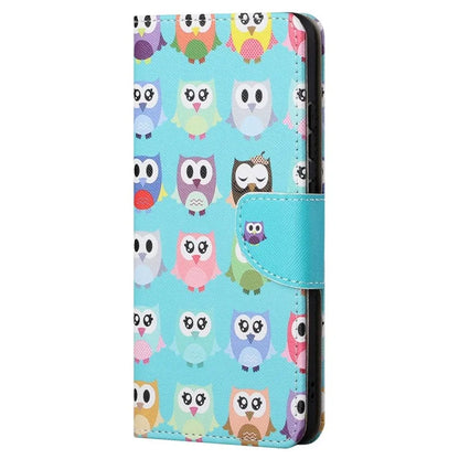 For Samsung Galaxy S24 Ultra Case Pattern Leather Flip Phone Cover