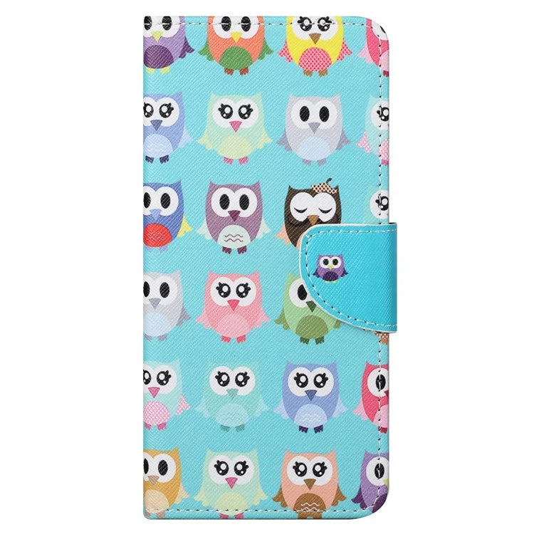 For Samsung Galaxy S24 Ultra Case Pattern Leather Flip Phone Cover