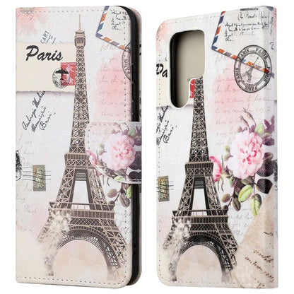 For Samsung Galaxy S24 Ultra Case Pattern Leather Flip Phone Cover