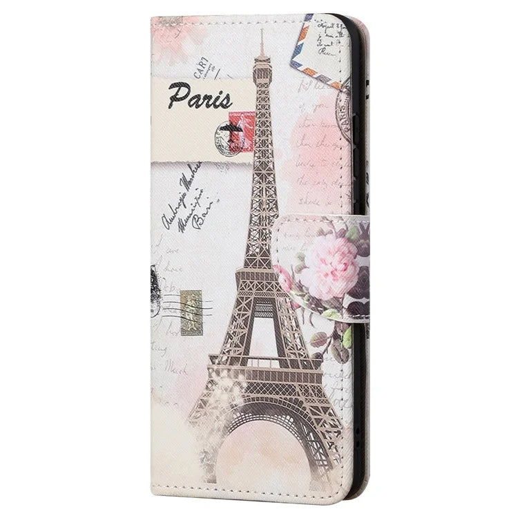 For Samsung Galaxy S24 Ultra Case Pattern Leather Flip Phone Cover
