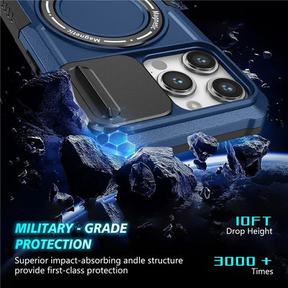 For iPhone 14 Pro Max Case Lens Protection Kickstand Magnetic Phone Cover