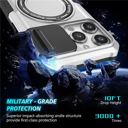 For iPhone 14 Pro Max Case Lens Protection Kickstand Magnetic Phone Cover