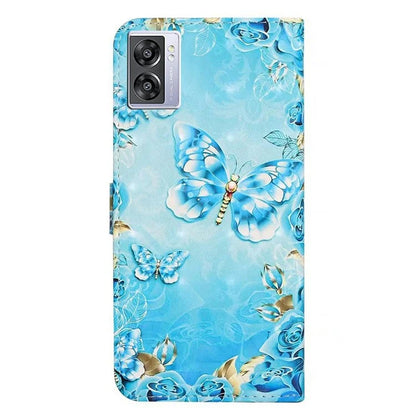 For Oppo A57 (2022) 5G / A77 5G Case 3D Creative Pattern PU Leather Flip Phone Cover