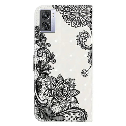 For Oppo A57 (2022) 5G / A77 5G Case 3D Creative Pattern PU Leather Flip Phone Cover