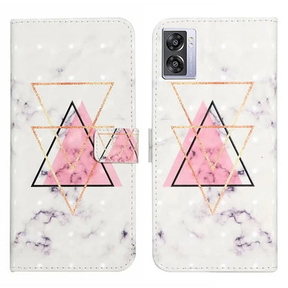 For Oppo A57 (2022) 5G / A77 5G Case 3D Creative Pattern PU Leather Flip Phone Cover