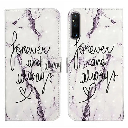 For Sony Xperia 1 V Case 3D Pattern PU Leather Flip Wallet Phone Cover
