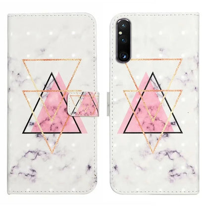 For Sony Xperia 1 V Case 3D Pattern PU Leather Flip Wallet Phone Cover