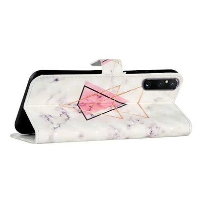 For Sony Xperia 1 V Case 3D Pattern PU Leather Flip Wallet Phone Cover