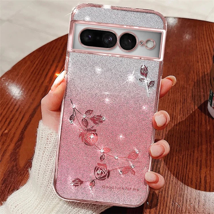 KADEM For Google Pixel 7 Pro 5G Case Soft TPU Scratch Resistant Gradient Phone Cover