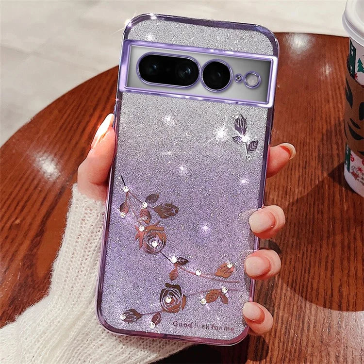 KADEM For Google Pixel 7 Pro 5G Case Soft TPU Scratch Resistant Gradient Phone Cover