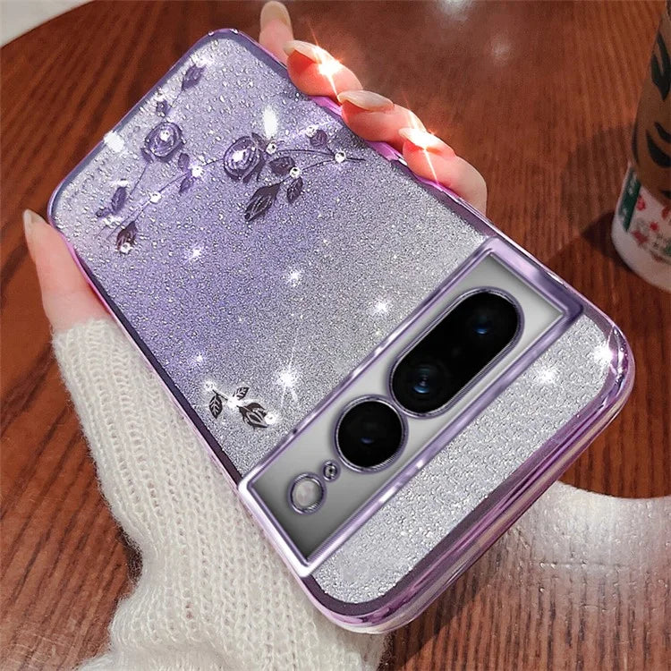 KADEM For Google Pixel 7 Pro 5G Case Soft TPU Scratch Resistant Gradient Phone Cover