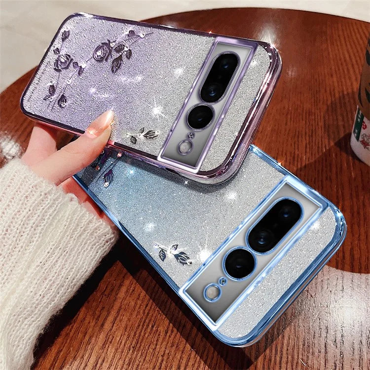 KADEM For Google Pixel 7 Pro 5G Case Soft TPU Scratch Resistant Gradient Phone Cover