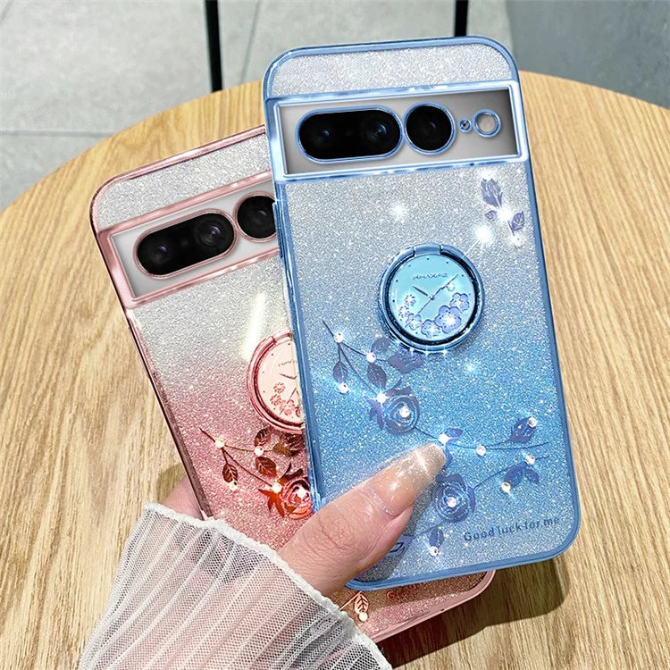 KADEM For Google Pixel 7 Pro 5G Case Soft TPU Scratch Resistant Gradient Phone Cover