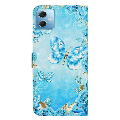 For Xiaomi Redmi Note 12 5G (China) / (India)(Global) / Poco X5 5G Case PU Leather 3D Pattern Wallet Cover