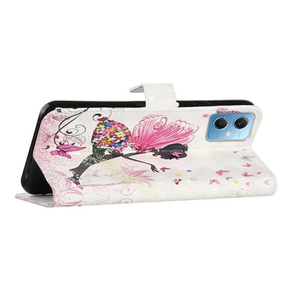 For Xiaomi Redmi Note 12 5G (China) / (India)(Global) / Poco X5 5G Case PU Leather 3D Pattern Wallet Cover