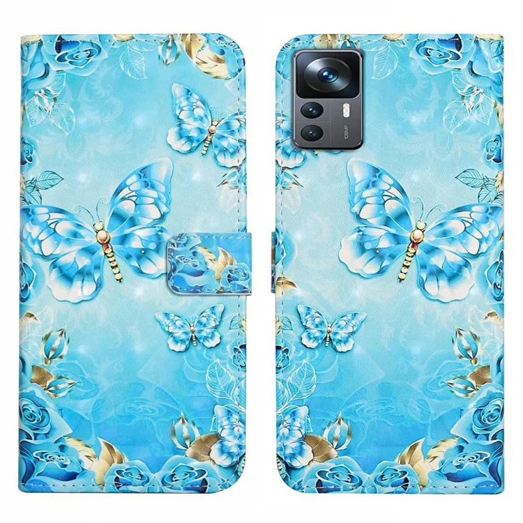 For Xiaomi 12T 5G / 12T Pro 5G / Redmi K50 Ultra Case 3D Pattern PU Leather Flip Phone Cover