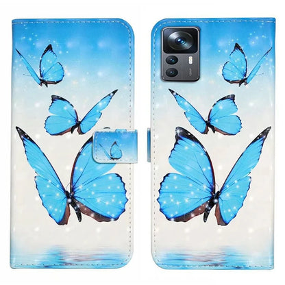 For Xiaomi 12T 5G / 12T Pro 5G / Redmi K50 Ultra Case 3D Pattern PU Leather Flip Phone Cover