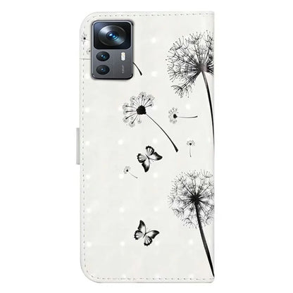 For Xiaomi 12T 5G / 12T Pro 5G / Redmi K50 Ultra Case 3D Pattern PU Leather Flip Phone Cover