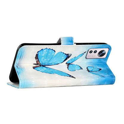 For Xiaomi 12 Pro 5G / 12 Pro (Dimensity) 5G / 12S Pro 5G Case 3D Pattern Magnetic Wallet Phone Cover