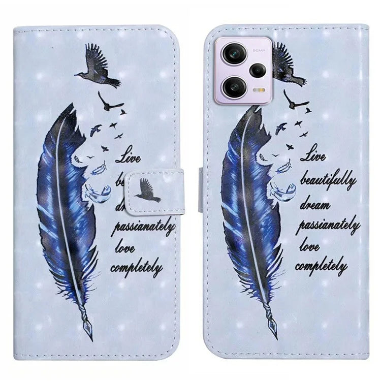 For Xiaomi Redmi Note 12 Pro 5G / Note 12 Pro Speed 5G / Poco X5 Pro 5G Case 3D Pattern Printing Phone Cover