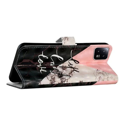 For Xiaomi 13 Pro 5G Case Flip Wallet 3D Pattern Printing PU Leather Phone Cover