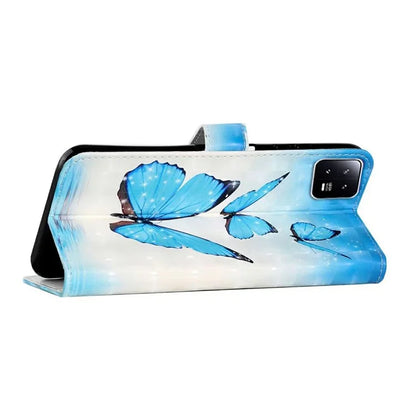 For Xiaomi 13 Pro 5G Case Flip Wallet 3D Pattern Printing PU Leather Phone Cover