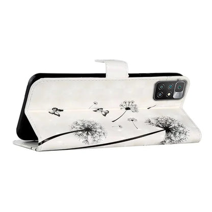 For Xiaomi Redmi 10 4G (2021) / Redmi 10 2022 4G / 10 Prime / Note 11 4G (MediaTek) Case 3D Pattern PU Leather Stand Cover