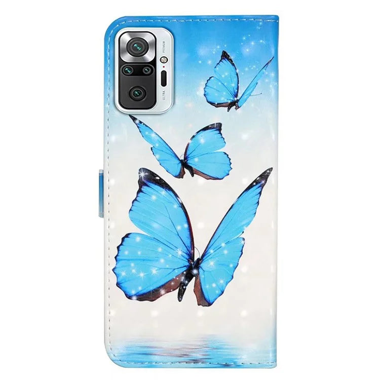 For Xiaomi Redmi Note 10 Pro 4G (Global) / Note 10 Pro Max 4G Case Pattern Printing Wallet Phone Cover